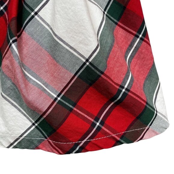 CARTERS Red Plaid Holiday Dress 2T Toddler Girls Christmas Special Occasion Cott - Picture 7 of 9